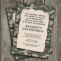 Army Invitation Cards
