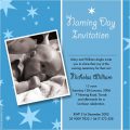 Baby Boy Baptism Invitation Template