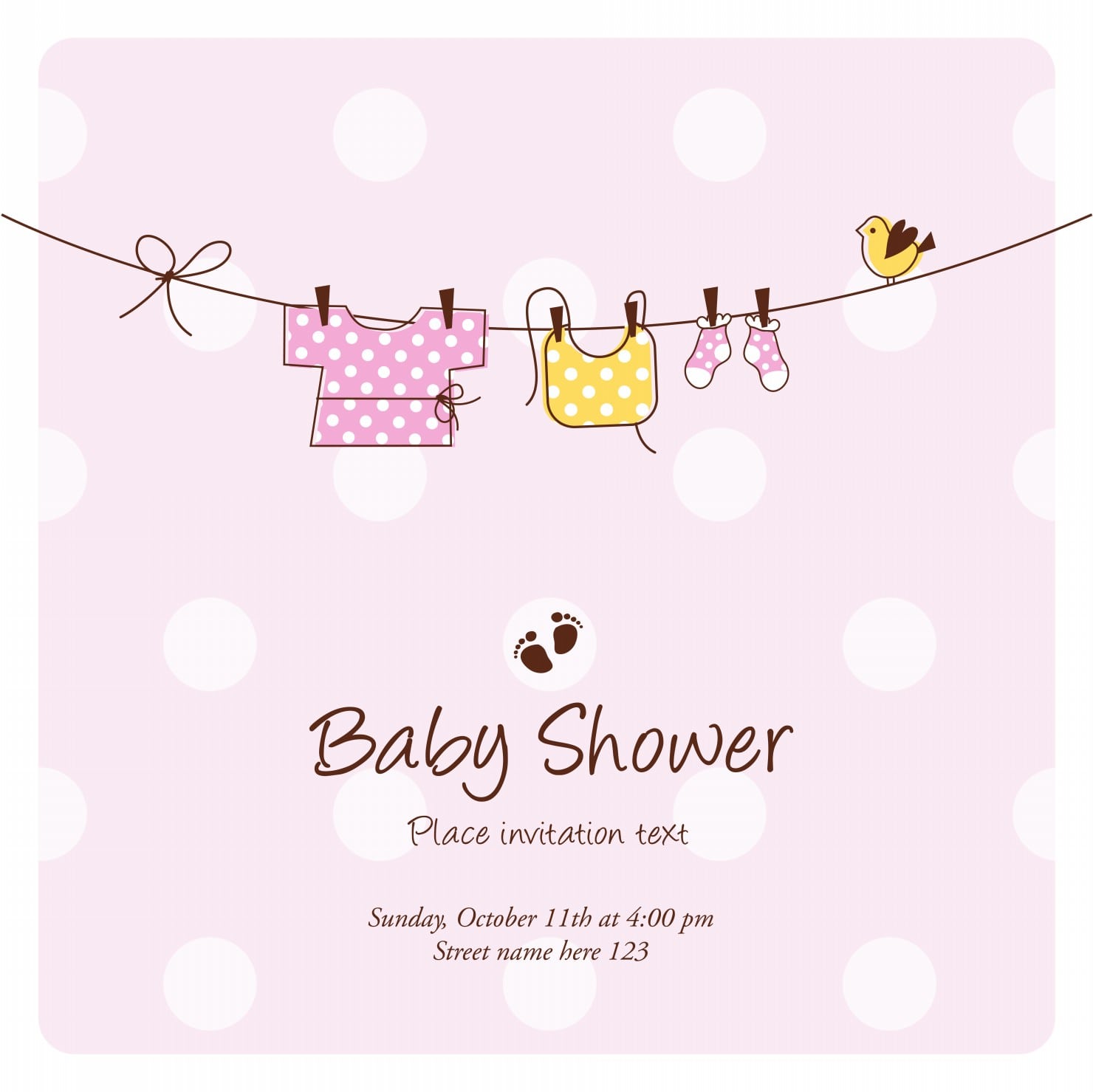 Baby Shower Invitation Cards Free Download