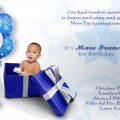 Birthday Invitation Cards For 1st Birthday