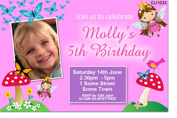 Birthday Invitation Pricness