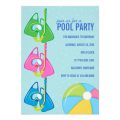 Birthday Swim Party Invitation