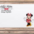 Blank Minnie Mouse Invitation
