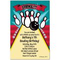 Template Bowling Party Invitation