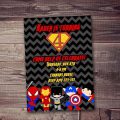 Customized Spiderman Invitation Free
