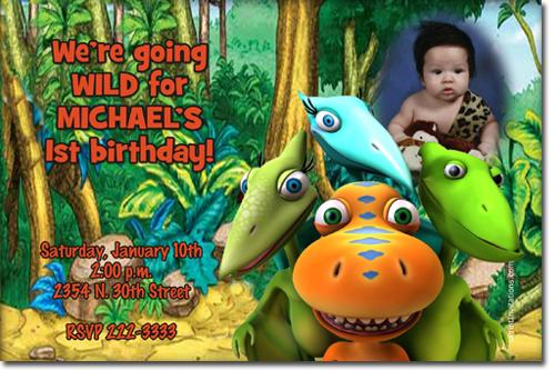 Dinosaur Train Birthday Invitations Free