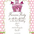 DISNEY PRINCESS Free Invitation