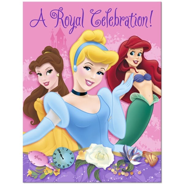 Disney Princess Party Invites Free Templates
