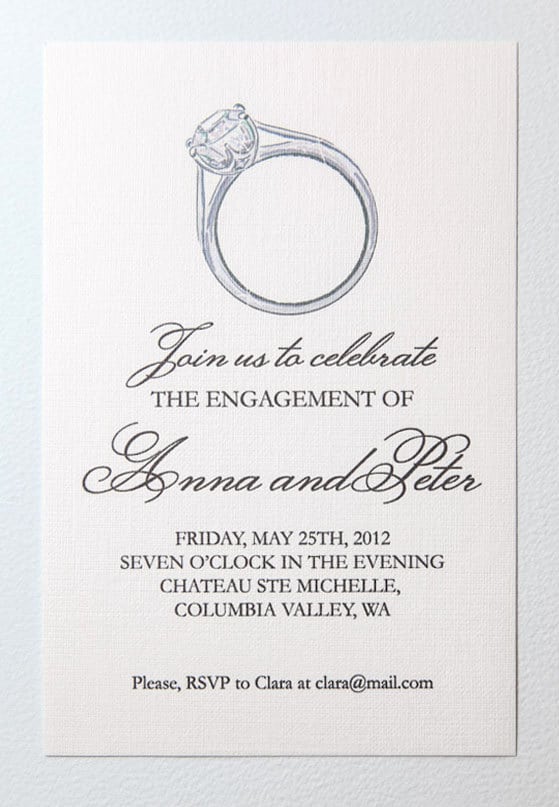 Engagement Invitation Free Printable