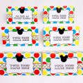 Foldable Printable Mickey Mouse Birthday Party Invitation