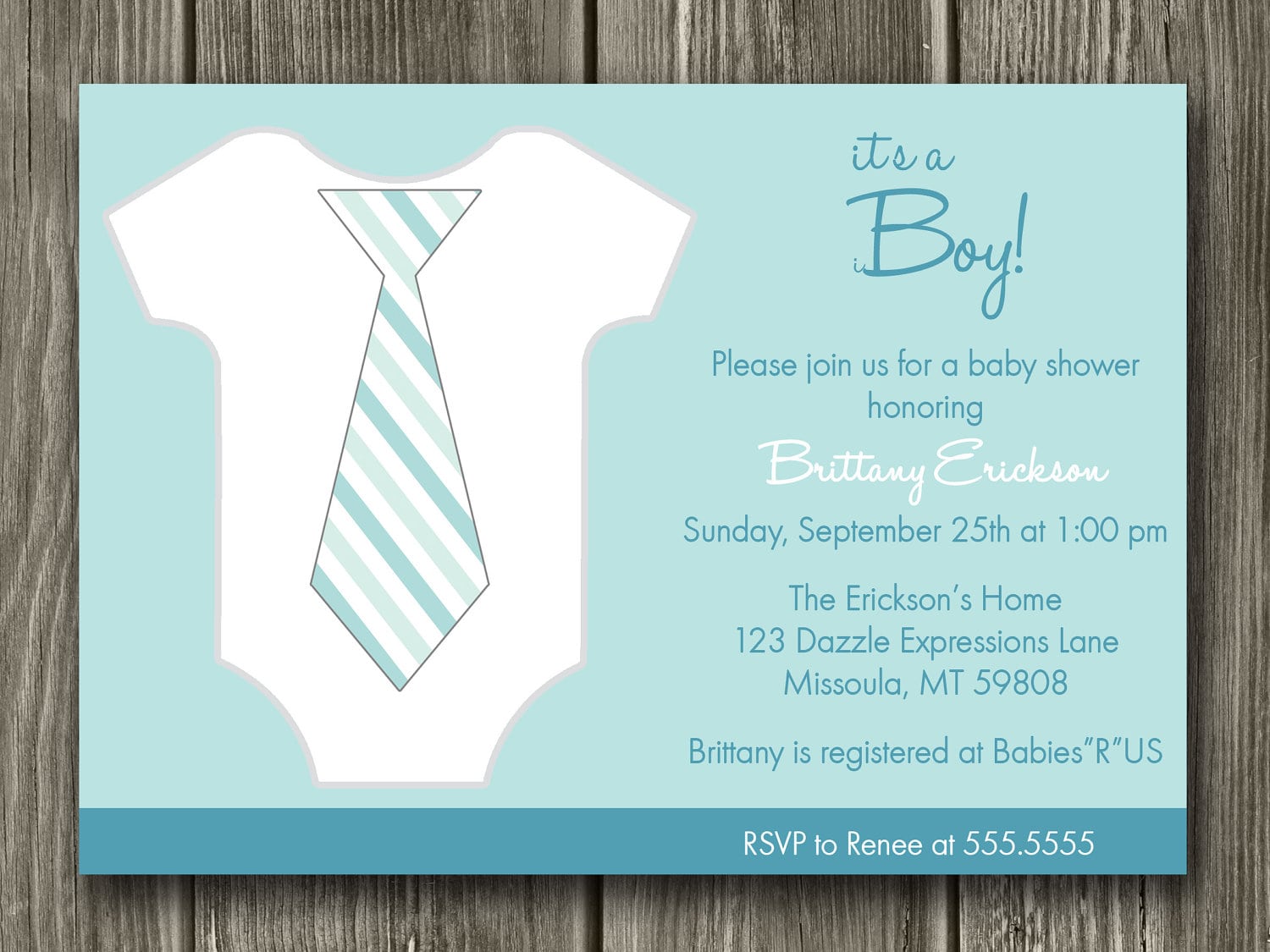 Free Baby Invitation