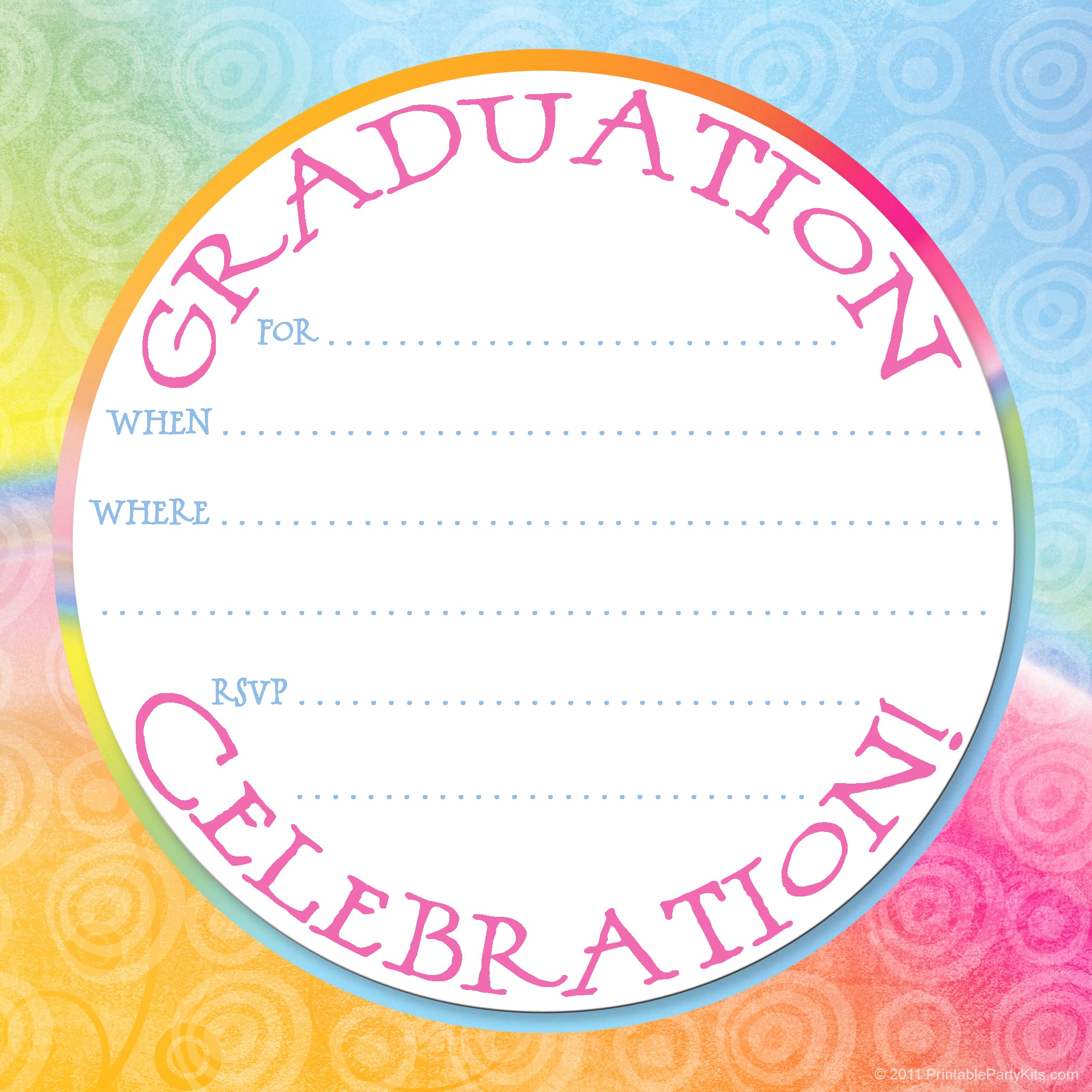 Free Invitation Template For Graduation