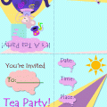 Free Mad Hatter Tea Party Invitation Printable