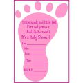 Free Zebra Print Baby Shower Invitation