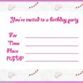 Free Birthday Printable Invitation