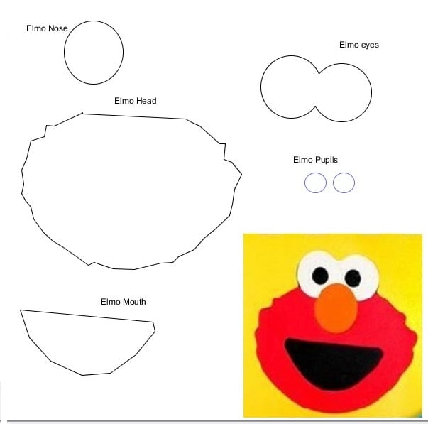 Free Printable Elmo Birthday Invitations Template