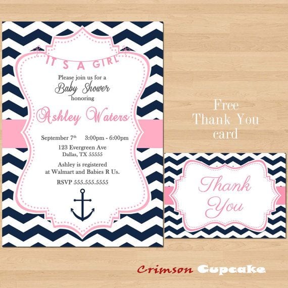 Free Printable Its A Girl Baby Shower Invitation