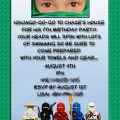 Free Printable Ninjago Birthday Invitation Free