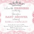 Printable Princess Themed Baby Shower Invitation