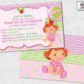 Free Printable Strawberry Shortcake Invitation
