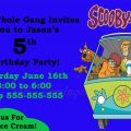 Free Scooby Doo Birthday Invitation