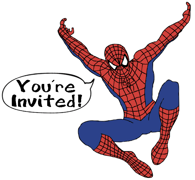 Free Spiderman Invitation Template