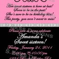 Free Sweet Sixteen Invitation Template
