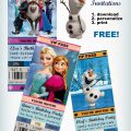 Frozen Printable Invitation
