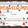 Halloween Invitation Template Free