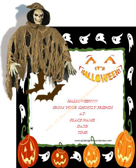 Halloween Invitation Templates Free Word