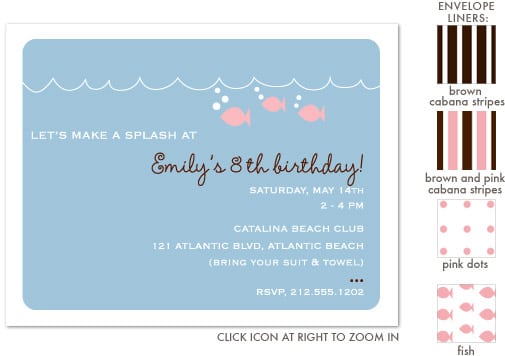 Kid Birthday Party Invitations