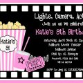 Kids Movie Party Invitation Template