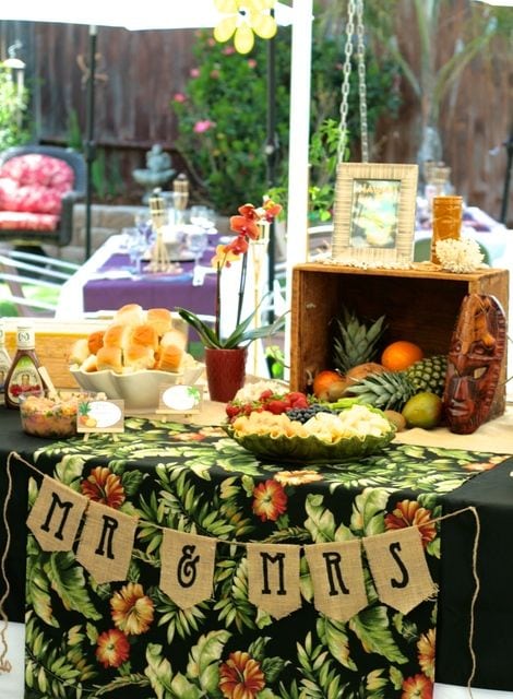 Luau Wedding Invitation Ideas
