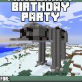 Minecraft Birthday Invitation Printable Free