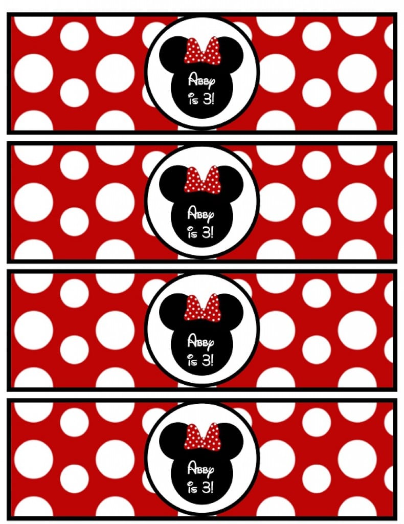 Minnie Mouse Invitation Printable
