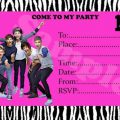 One Direction Party Invitation