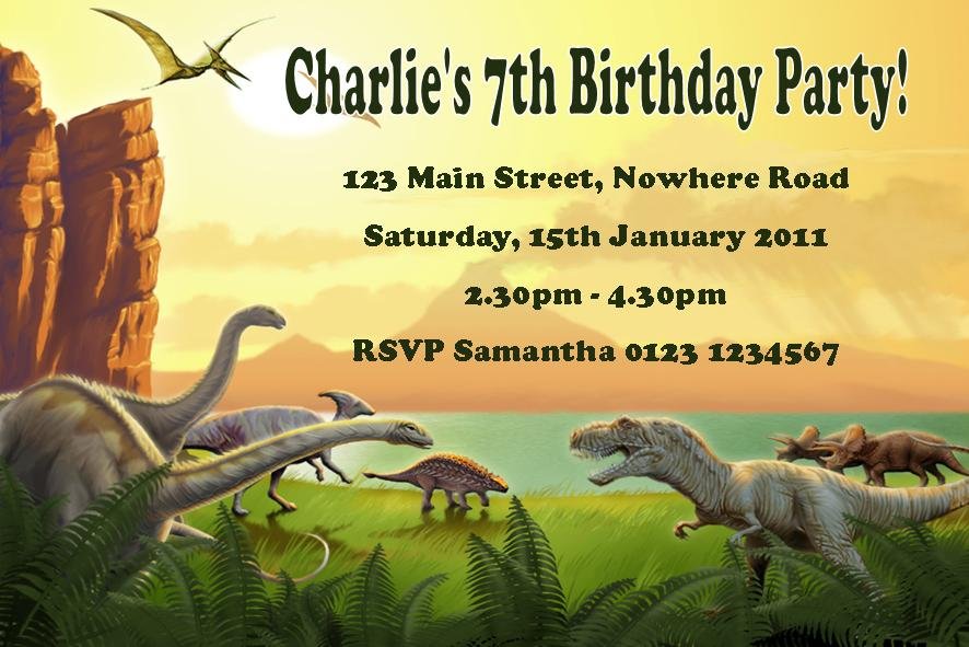 Personalised Birthday Invitation Templates Free