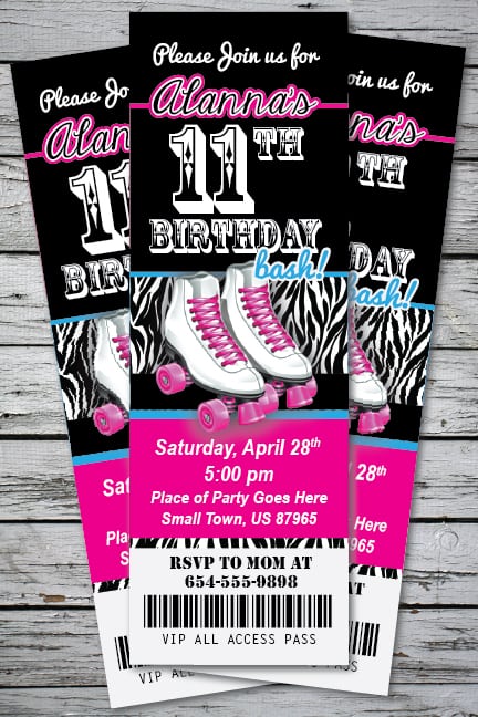 Print Ticket Invitation