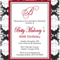 Free Printable Black And White Birthday Invitation