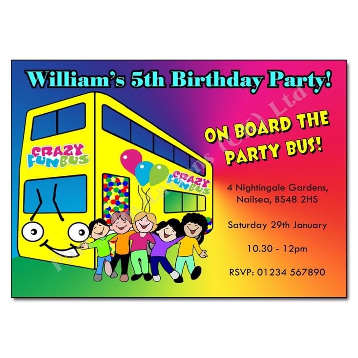 Printable Childrens Party Invitations
