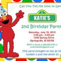Elmo Printable Birthday Invitation