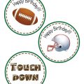 Football Printable Birthday Invitation