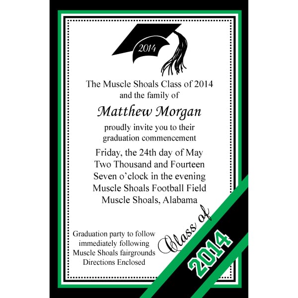 Printable Graduation Party Invitations 2014