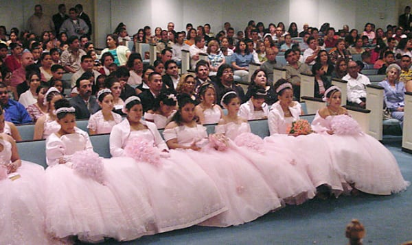 Quinceanera Invitation Temple