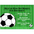 Soccer Invitation Template Birthday Boy