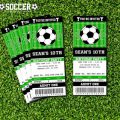 Soccer Printables Invitation