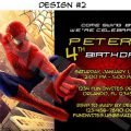 Spiderman Birthday Invitation Free Printable