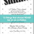Surprise Party Invitation Ideas Template