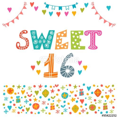 Sweet Sixteen Invitation Template Free