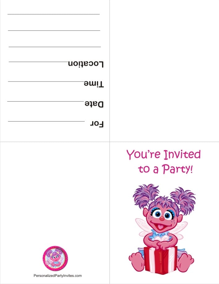 Template Birthday Invitation Free Printable